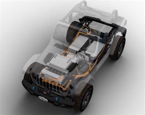 electric jeep wrangler concept  called magneto