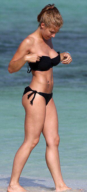 Omg Ladies Gemma Atkinson Bikini On The Beach In Aruba