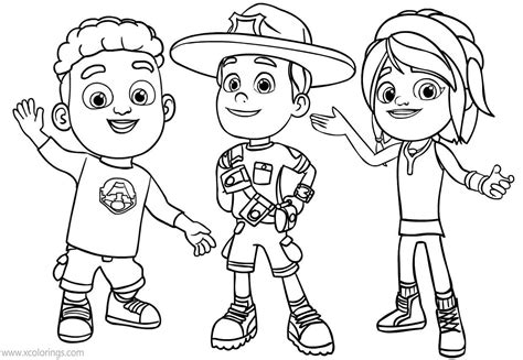 ranger rob characters coloring pages xcoloringscom