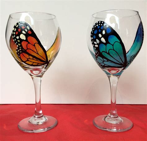 Farbe Für Glas Bemalte Weingläser Diy Weingläser