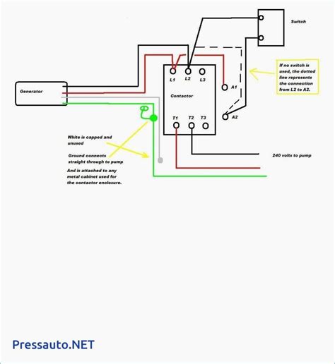 emergency lighting contactor wiring diagram
