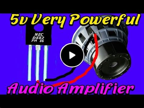 powerful audio amplifier youtube