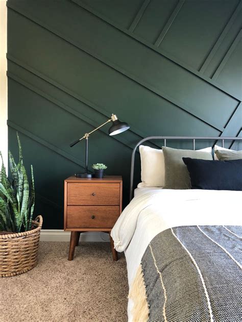 jewel tones deep greens   green accent walls bedroom green