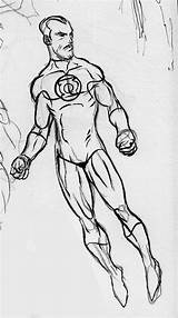 Sinestro Lantern Green Warm Sketch Drawing Sketches June sketch template