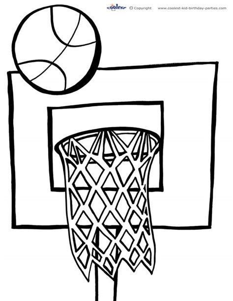 printable basketball coloring page  coolest  printables