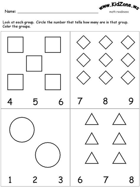 site  great preschool learning activity sheets learning