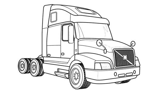 volvo truck coloring page truck coloring pages tractor coloring