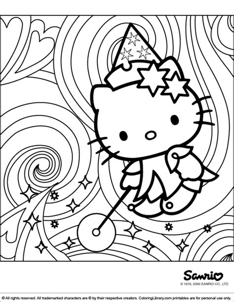 kitty coloring book sheet coloring library