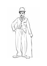 Chaplin sketch template