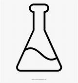 Erlenmeyer Flask Coloring Clipartkey sketch template