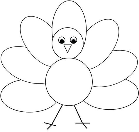 hand turkey drawing template  paintingvalleycom explore collection