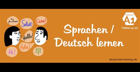 deutsch lernen deutschkurs  thema  sprachen deutsch