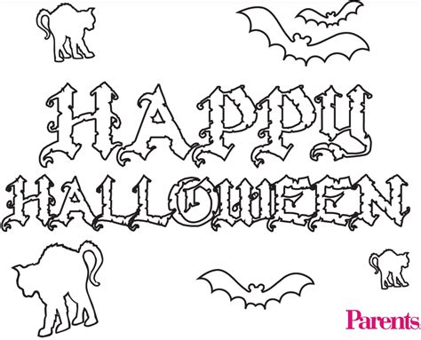 printable halloween coloring pages parents