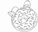 Coloring Funny Pages Simpson Marge Homer Printable Lisa Simpsons Kids Print Colouring Color Donut Bestcoloringpagesforkids Cartoon Christmas Getcolorings Getdrawings sketch template