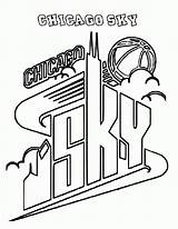 Chicago Coloring Sky Logo Pages Celtics Boston Popular Coloringhome sketch template