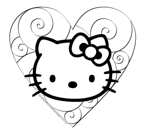 kitty coloring pages wallpapers