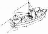 Trawler Rigging Drawing Deck Crab Encyclopedia sketch template