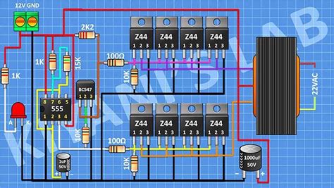 inverter   timer circuit diagram electronics mini projects diy electronics