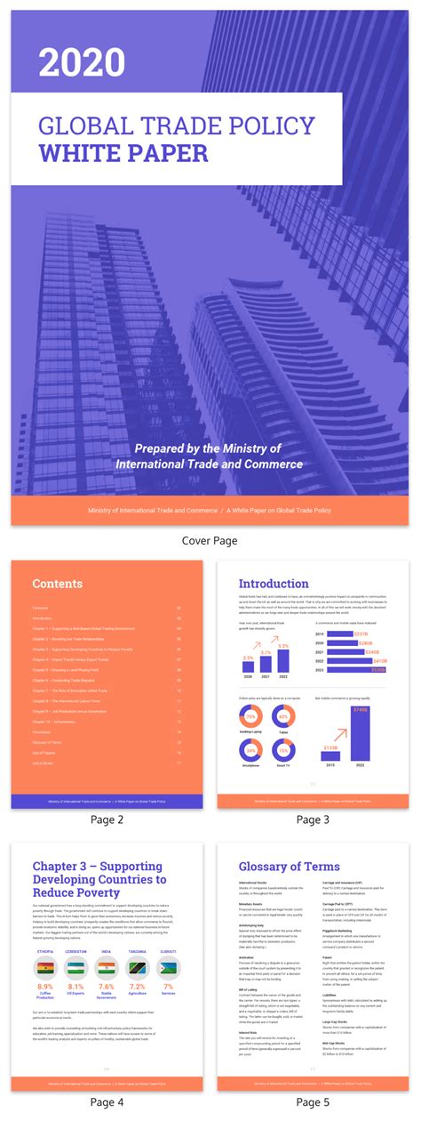 page turning white paper examples design guide white paper