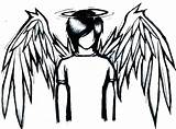 Emo Drawings Angel Anime Boy Coloring Cool Pages Girl Drawing Easy Cute Clipart Girls Deviantart Sad Cliparts Couple Fallen Search sketch template