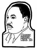 Luther Martin King Jr Coloring Mlk Pages Silhouette Printable Drawing Sheets Getcolorings Easy Getdrawings Color Print Clipart Colorings Pdf sketch template