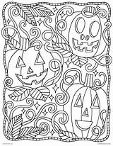 Coloring Pages Fall Halloween Printable Autumn Kids Year Moods Hues Calls Faded Rich Warm Round Colors Time sketch template