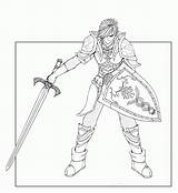 Warrior Coloring Pages Elf Elven Nanimo Colouring Anime Warriors Sketch Template Library Clipart Deviantart Clip Popular sketch template