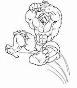 Hulk Coloring Jumping High Netart sketch template