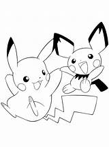 Coloring Pages Pokemon Colour Pikachu Previous sketch template