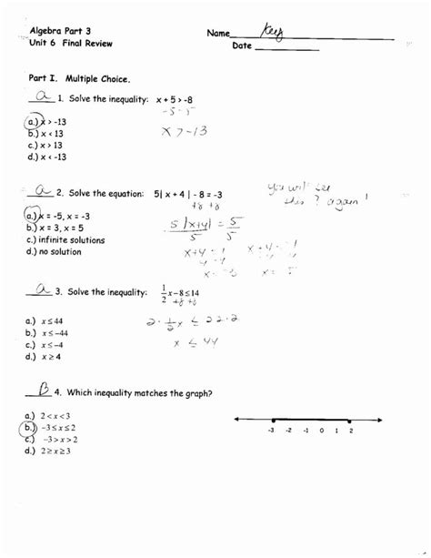 compound inequalities word problems worksheet  answers db excelcom