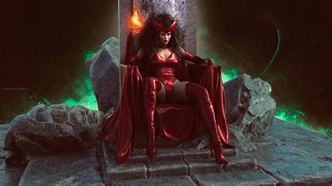 scarlet witch power  cosplay wallpaperhd superheroes wallpapersk