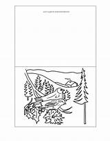 Christmas Coloring Cards Pages Card Printable Kids Color Library Clipart Birds Line Popular Echo Choose Board sketch template