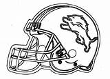 Coloring Helmet Lions Detroit Pages Football Logo Kids Broncos Redskins Lsu Drawing Colts Denver Panthers Michigan Lion Carolina Printable Color sketch template