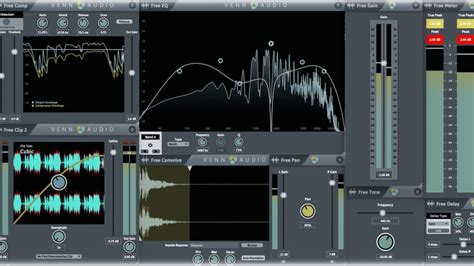 vst plugins  mixing venn audio  suite eq comp delay meter clipper