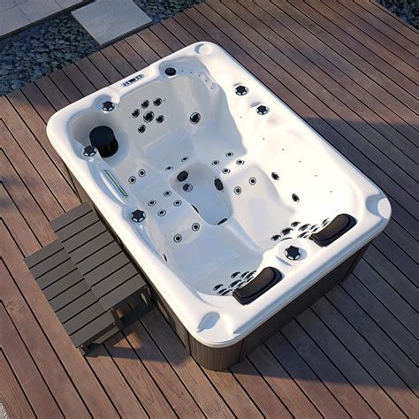 3 Person Outdoor Hydrotherapy Bathtub Hot Bath Tub Whirlpool Spa