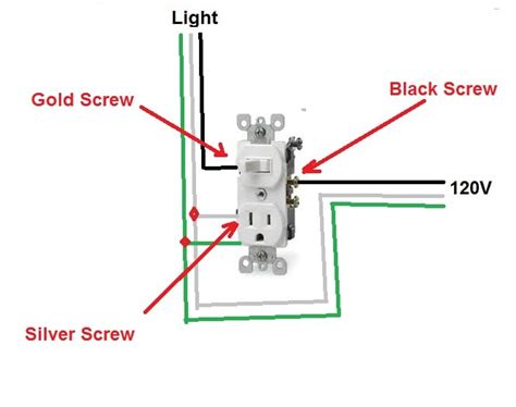 switch outlet combo wiring diagram collection