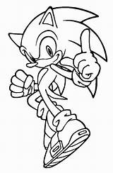 Sonic Super Coloring Pages Color Printable Getcolorings Print sketch template