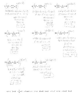 rational equations worksheet  answers worksheet iist source