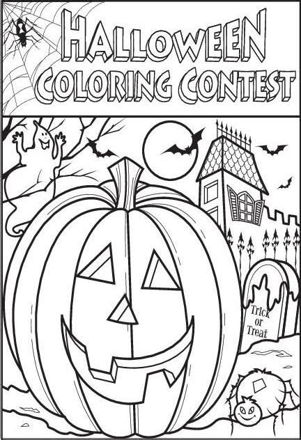 halloween coloring page contest games thepressnet