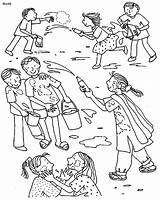 Coloring Holi Pages Festival Kids Parents Comments sketch template