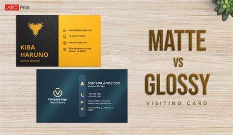 Matte Vs Glossy Business Cards Which Is Right For You Businesscards