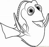 Dory Coloring Fish Finding Pages Nemo Clipart Ray Drawing Color Baby Mr Printable Cartoon Print Getcolorings Coloringpages101 Getdrawings Colorings sketch template