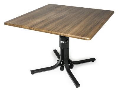 graham field adjustable tilt top table base wtransport black