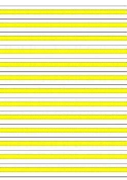 yellow  highlighted paper improveyourhandwriting handwriting