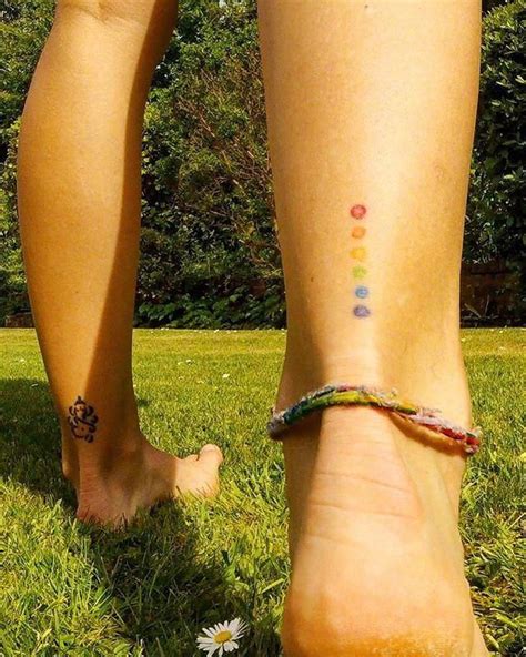 Dots In A Row Equality Tattoos Pride Tattoo Rainbow