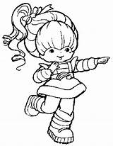 Coloring Pages Rainbow Brite Printable Sheets Bright Cute Cartoon Color Print Kids Popular Azcoloring sketch template