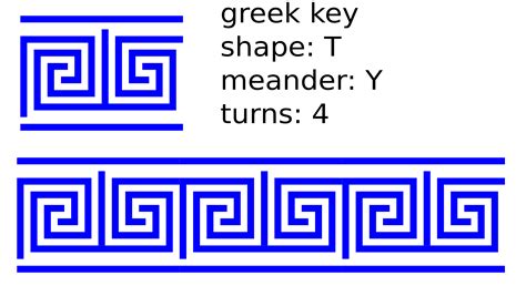 clipart greek key  shape turnsmeanderlines