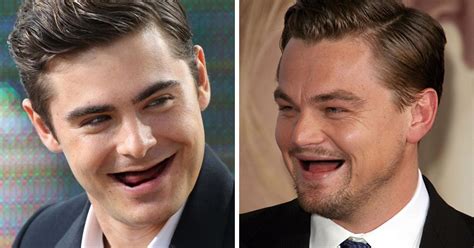 hilarious   celebrities  teeth    cracked   lol