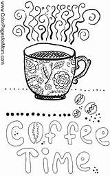 Coffee Coloring Pages Printable Shop Color Colouring Adult Sheets Place Kids Getcolorings Cup Adults Cute Doodle Vintage Getdrawings Colour sketch template