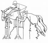 Horse Jumping Coloring Pages Riding Drawing Show Printable Horseback Racing Rider Color Game Colouring Horses Print Getcolorings Getdrawings Farm Drawings sketch template